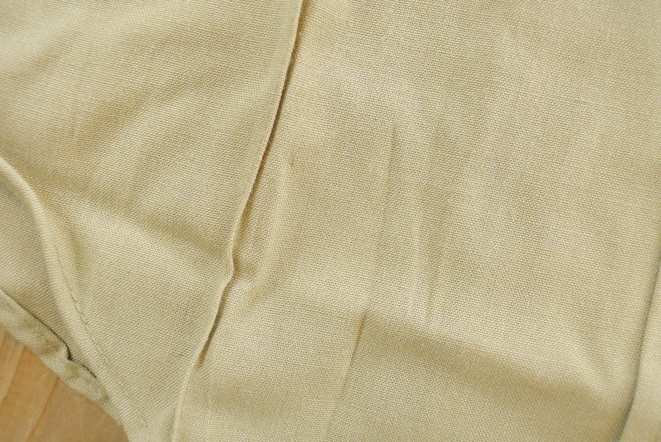 Vintage 1980s Jaguar Tropical by Conqueror Button Up Beige Safari Style Shirt Men's /