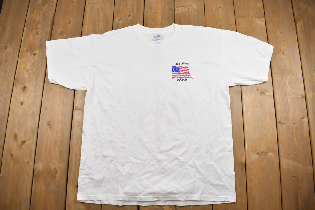 Vintage 2002 Aruba Monroe NASCAR Racing T-Shirt