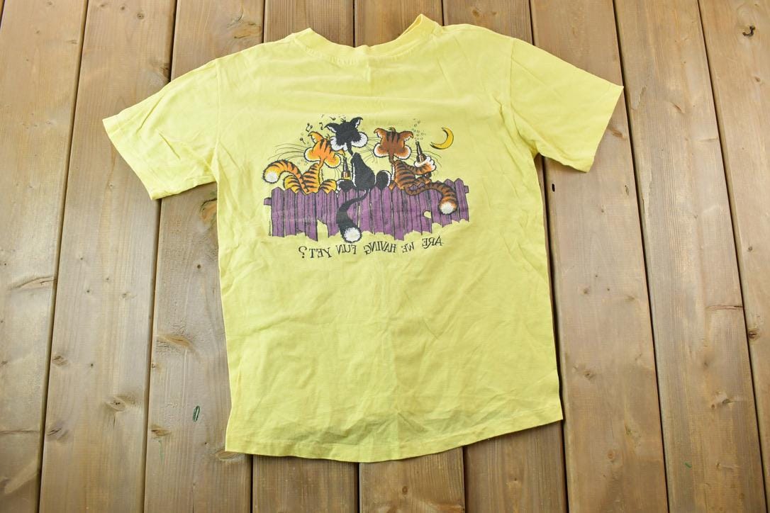 Vintage 1990s Myrtle Beach Alley Cats Souvenir T-Shirt