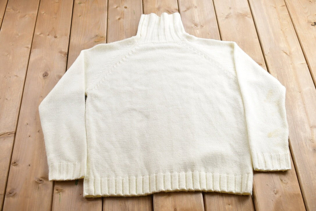 Vintage 1990s Studio Works Knitted Turtleneck Sweater