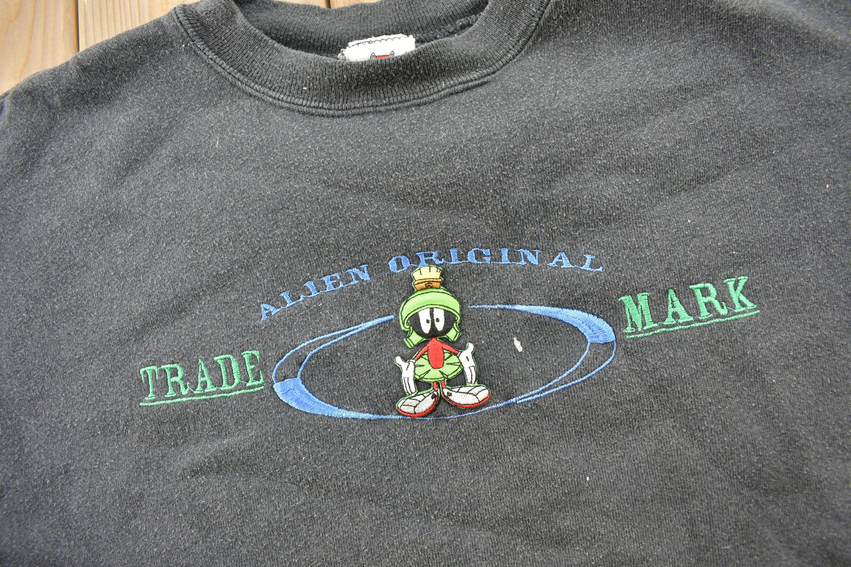 Vintage 1998 Marvin The Martian Looney Tunes Crewneck