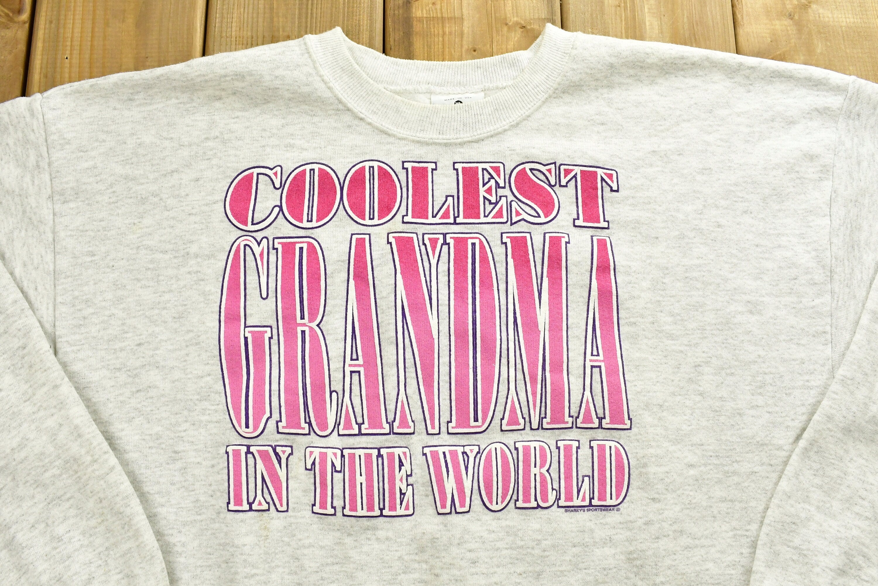 Vintage 90's Coolest Grandma In The World Crewneck