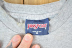 Vintage 1990s Jansport Pepperdine Waves Graphic Long Sleeve T-Shirt