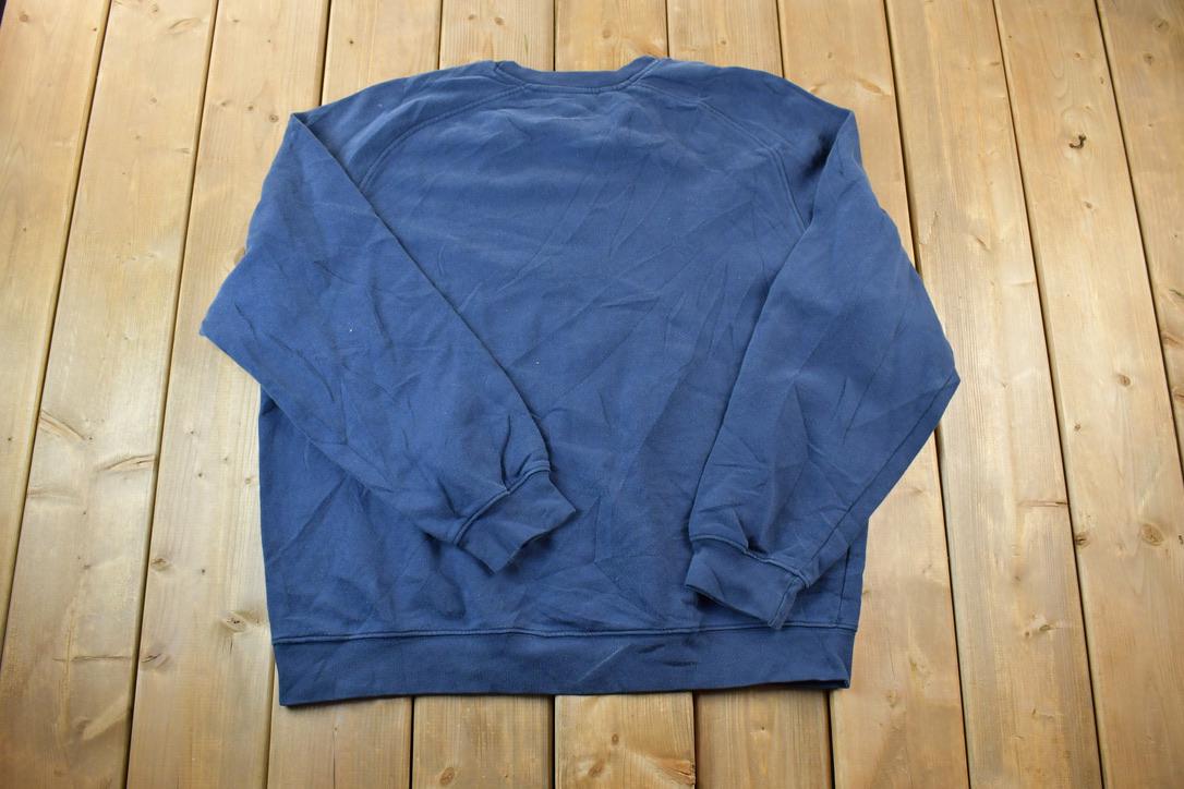 Vintage 1990s Nike Embroidered Mini Swoosh Crewneck Sweatshirt