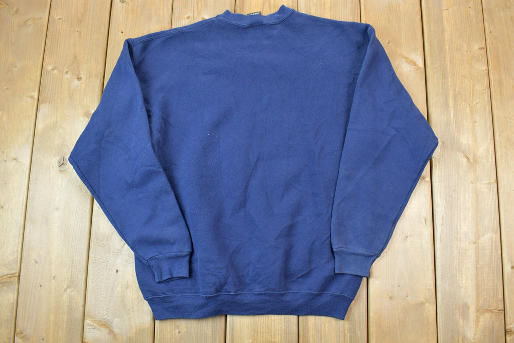 Vintage 1990s Branson Miller Hummingbird Gold Floral Design Crewneck