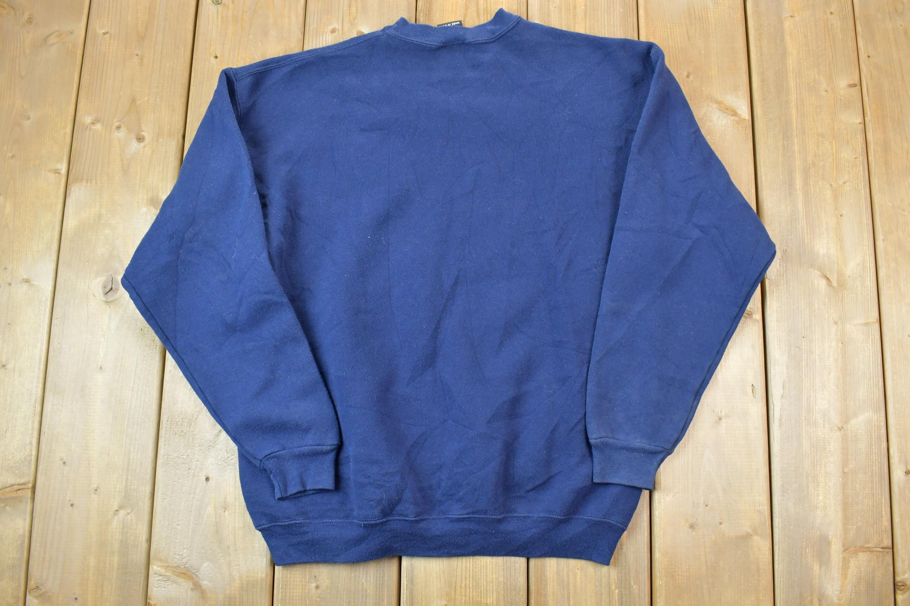 Vintage 1990s Branson Miller Hummingbird Gold Floral Design Crewneck