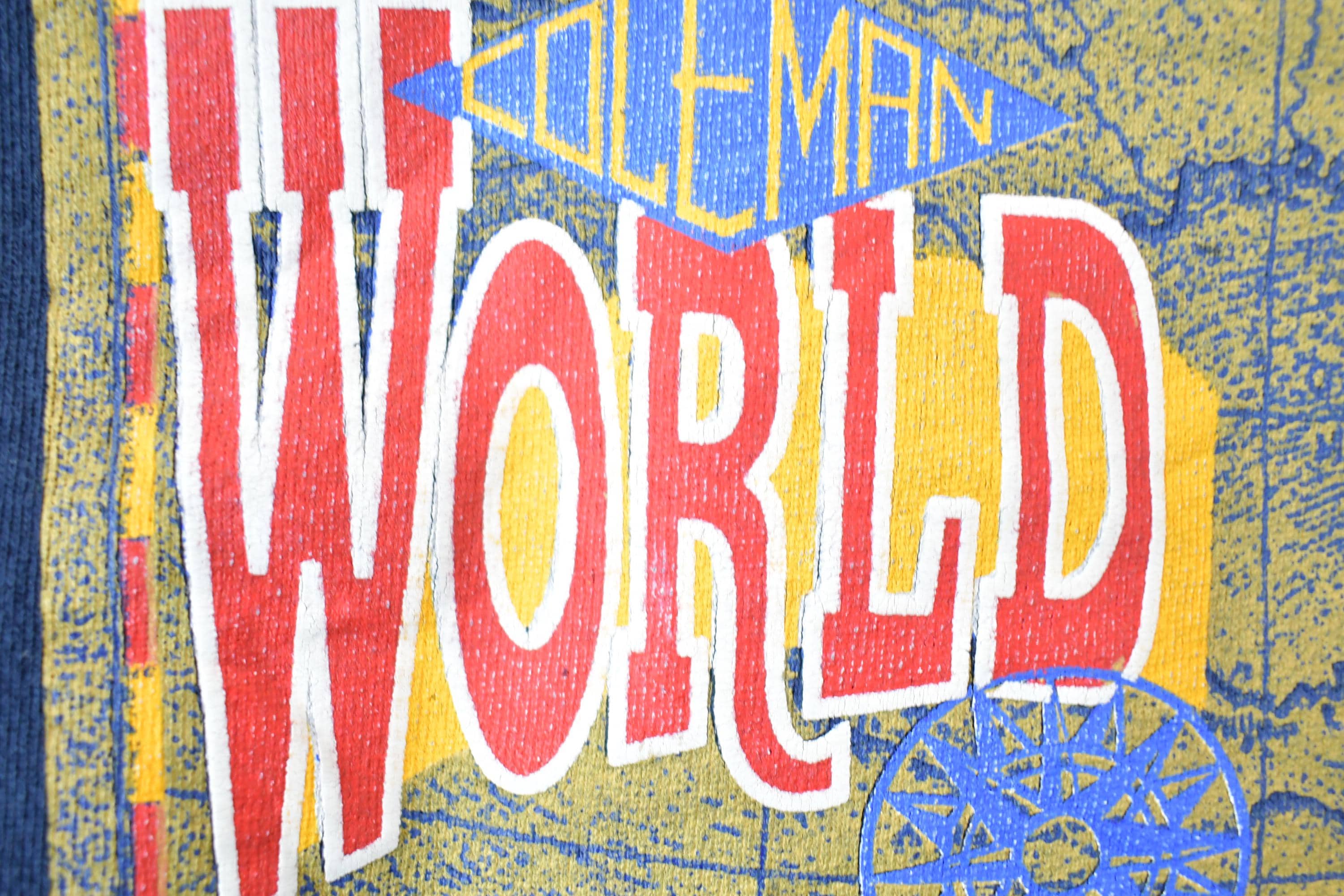 Vintage 1990s Coleman World Adventures Crewneck Sweatshirt