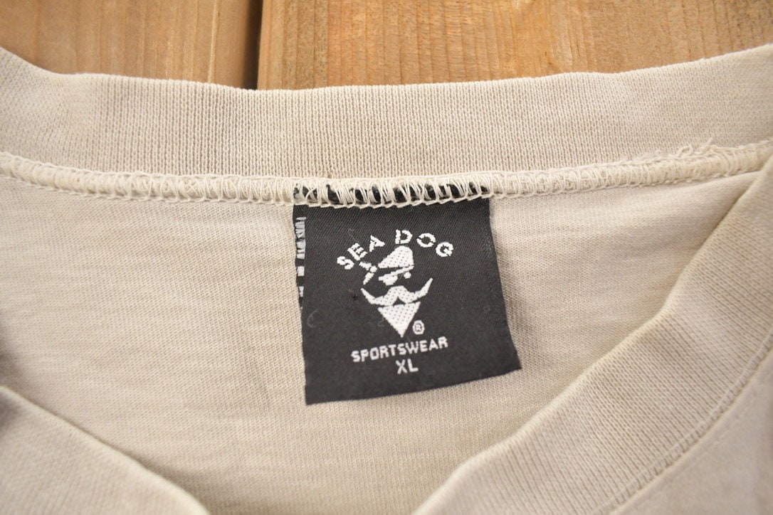 Vintage 1990s Sea Dog Sportswear Graphic T Shirt