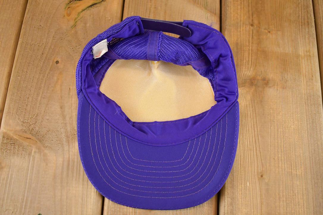 Vintage 1980s Minnesota Vikings Mesh Trucker NFL Snapback Hat /