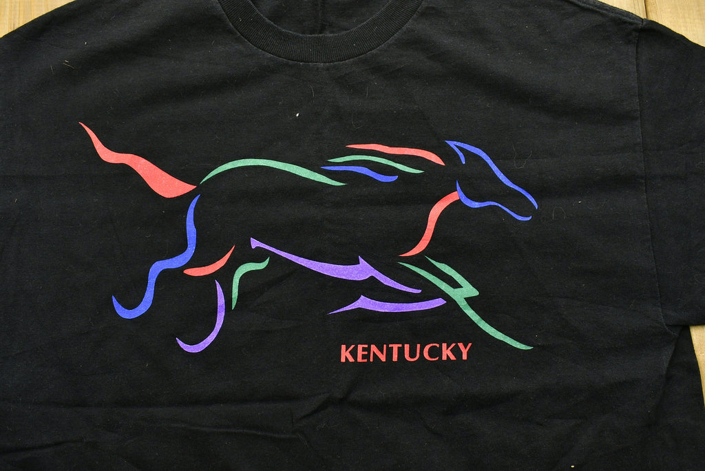 Vintage 90s Kentucky Horse Graphic T Shirt