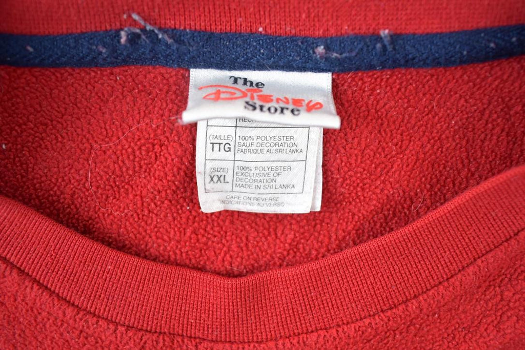Vintage 1990s Mickey Mouse Fleece Distressed Disney Crewneck