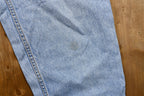 Vintage 1990s Bill Blass Light Wash High Rise Tapered Leg Jeans