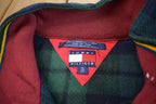 Vintage 1990s Tommy Hilfiger Plaid Fleece Sweater