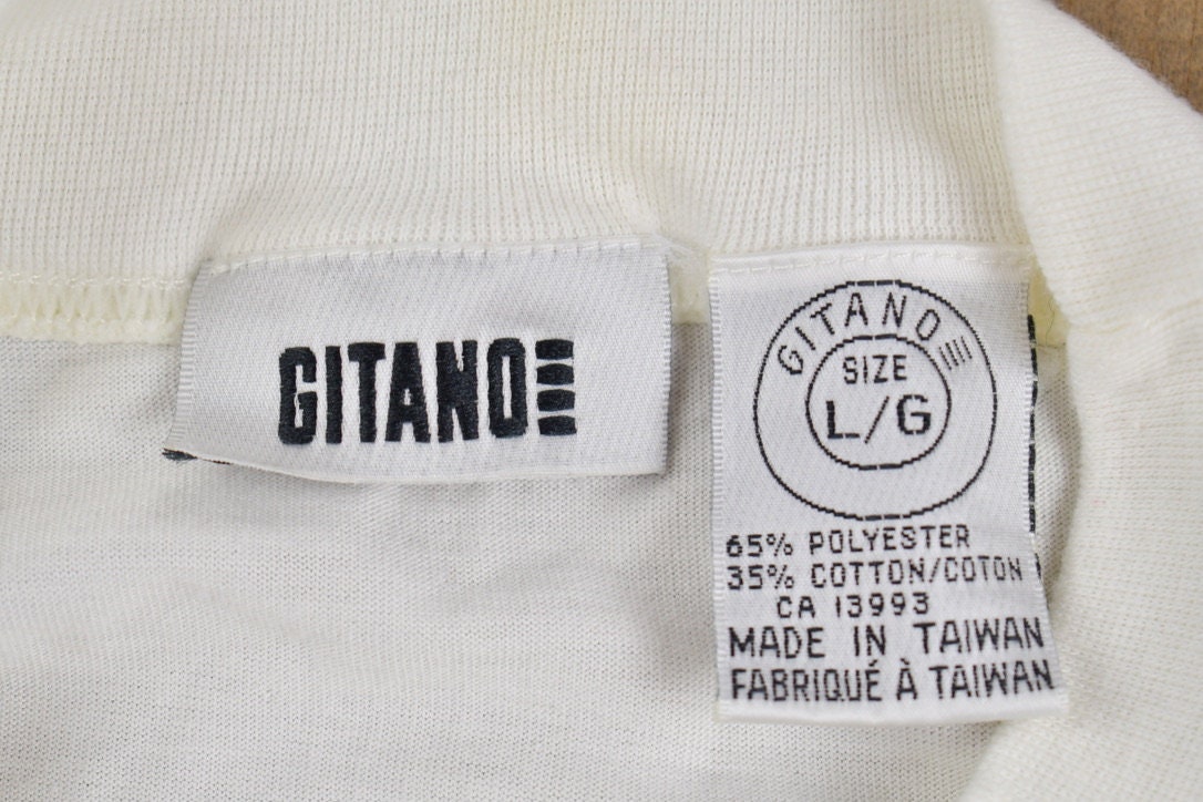 Vintage 1980s Gitano Paisley Graphic Crewneck Sweatshirt /