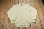 Vintage 1990s Arrow Paddock Club Blank Button Up Shirt