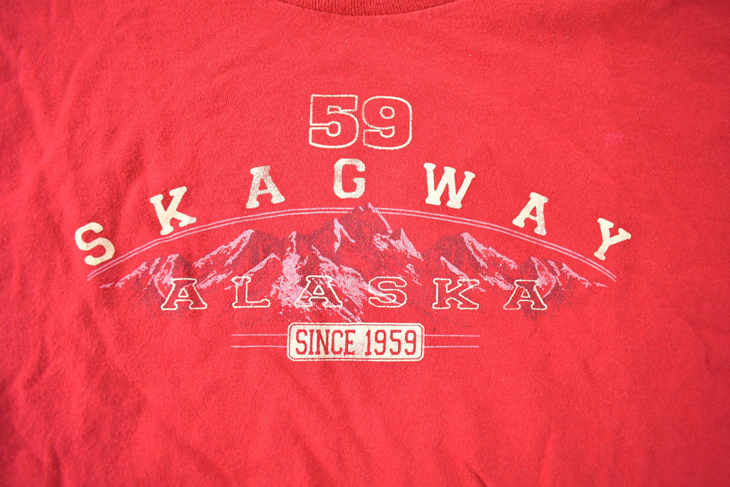 Vintage 1990s Kagwa Alaska Souvenir T Shirt Made In USA Size XL