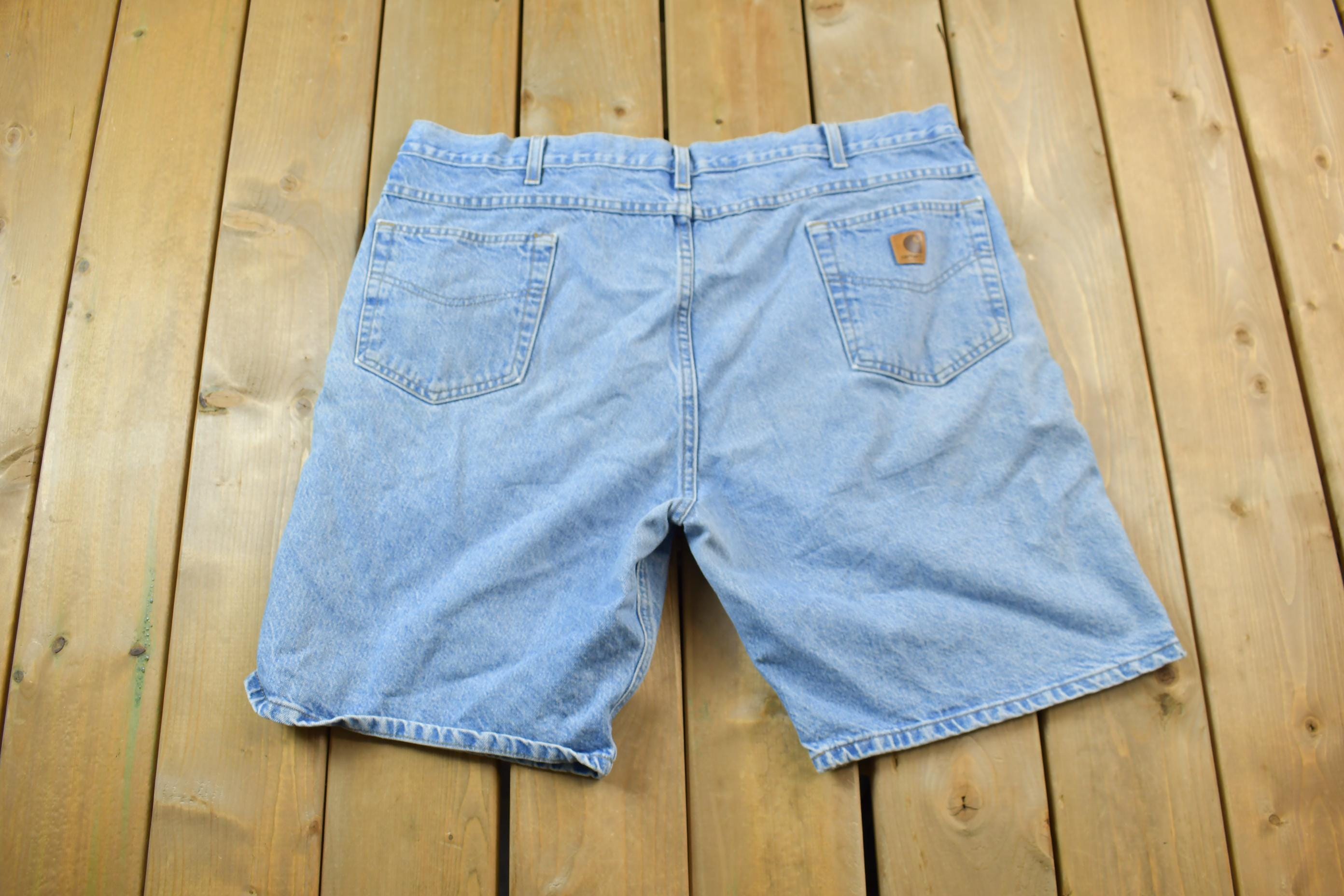 Vintage 1990s Carhartt Blue Jean Shorts