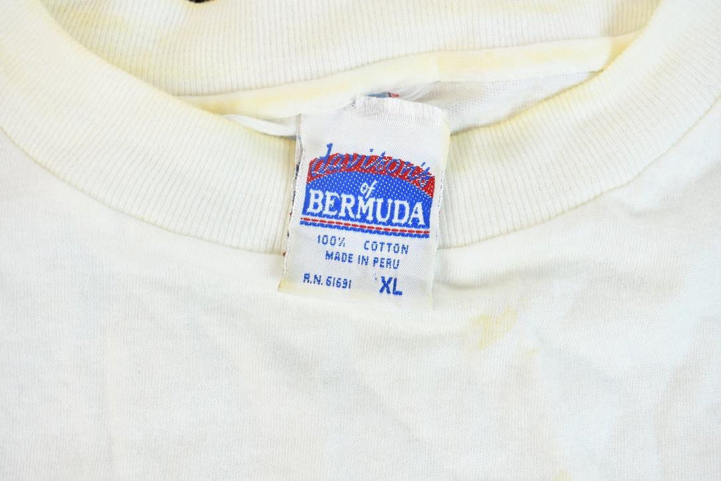 Vintage 1990s Bermuda Island Golf Club Souvenir Graphic Travel T-Shirt