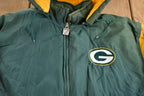 Vintage 1990s Green Bay Packers NFL Logo7 Puffer Jacket