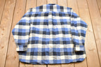 Vintage 1990s LL Bean Plaid Button Up Shirt