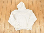 Vintage 1990s Tultex Maximum Sweats Blank Light Heather Grey Hoodie Sweatshirt Men's M