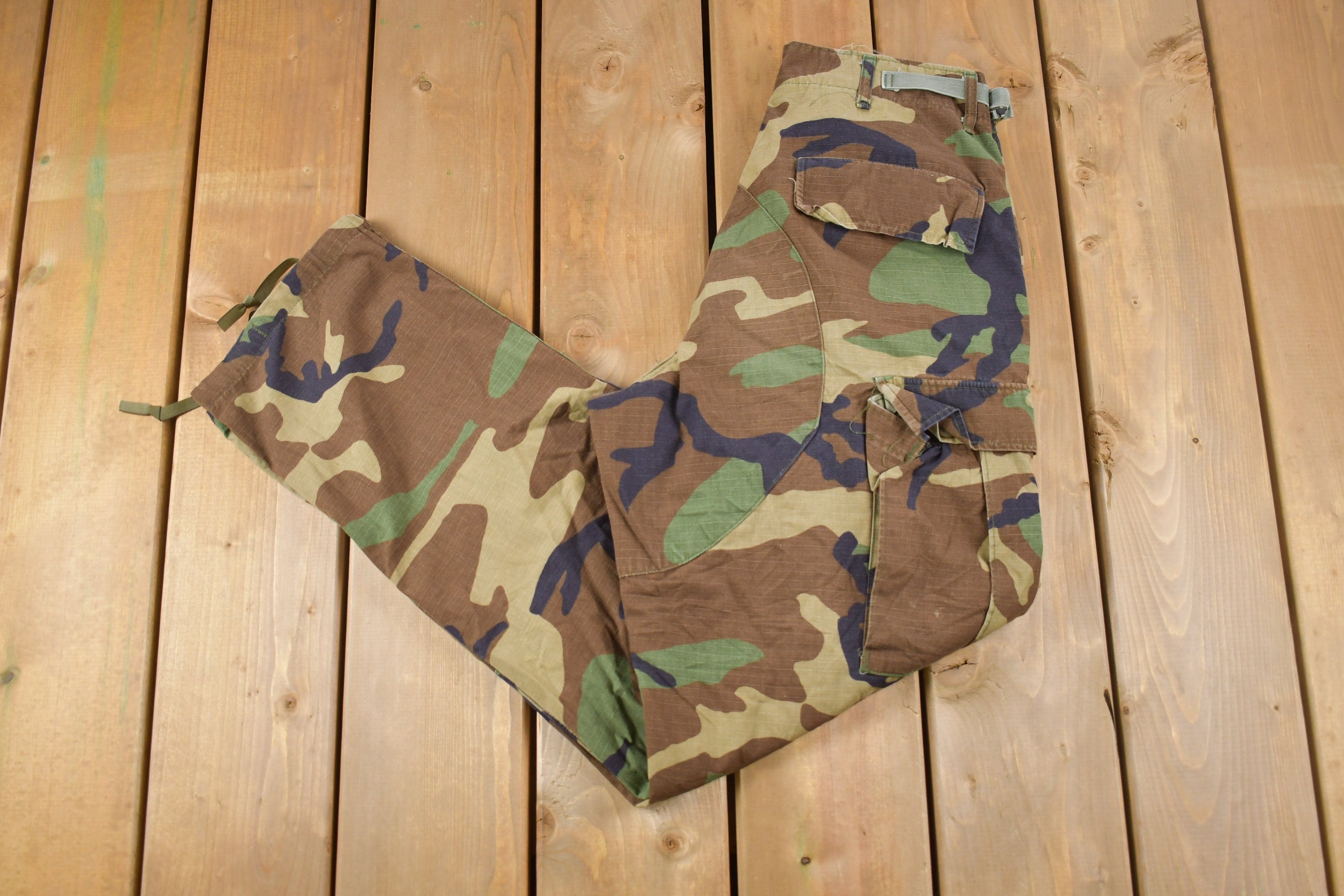 Vintage 2001 Army Military Camouflage Cargo Pants Size 28 x 31