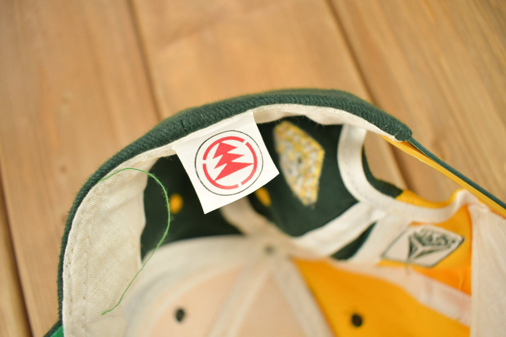 Vintage 1990s Green Bay Packers NFL Two-Tone Snap Back Hat