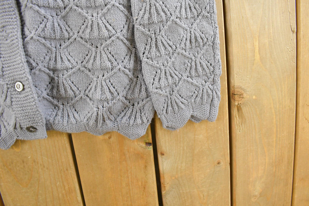 Vintage 1980s Wintuk Chris Ann Knit Cardigan Sweater Women's Small