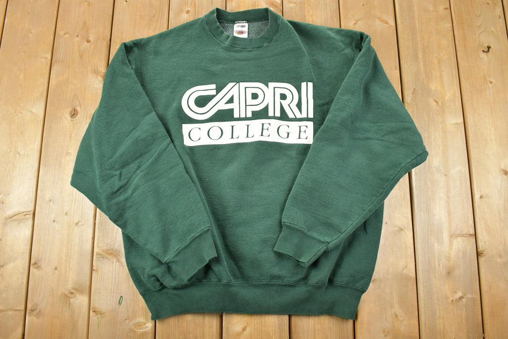 Vintage 1990s Capri College Heavyweight University Collegiate Crewneck