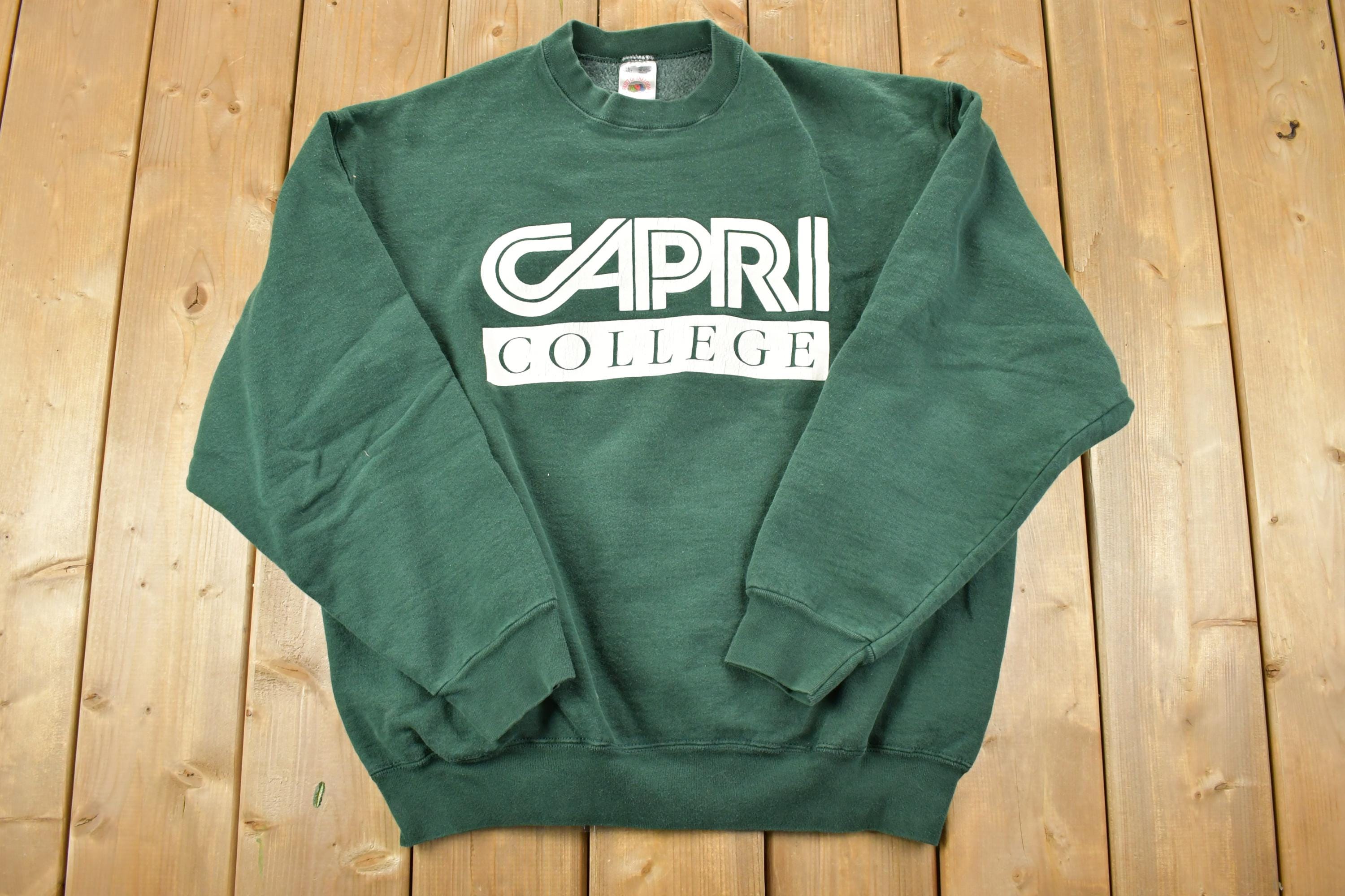 Vintage 1990s Capri College Heavyweight University Collegiate Crewneck