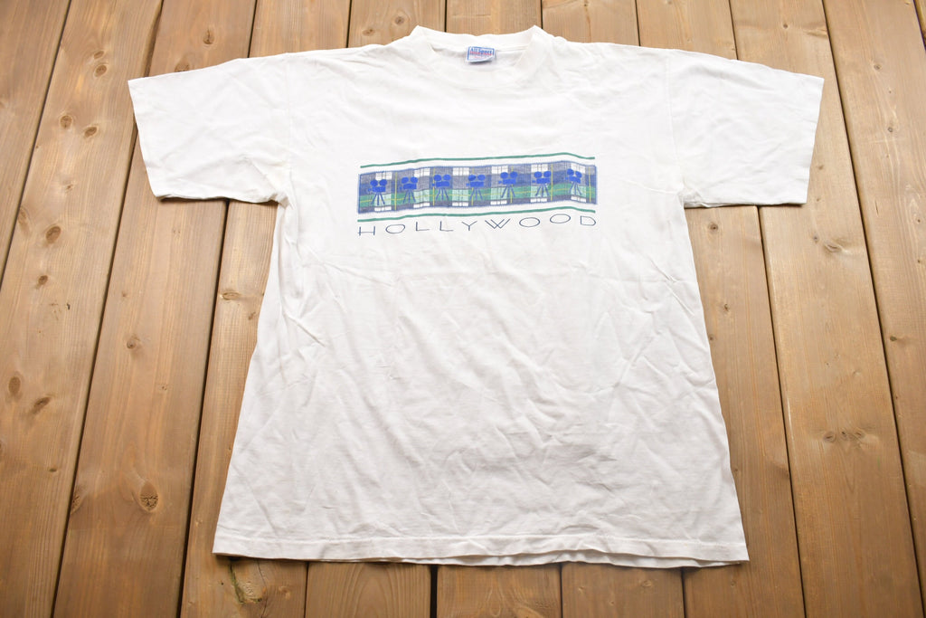Vintage 1990s Hollywood Film Cameras Souvenir T Shirt