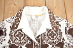 Vintage 1970s Mosaic Graphic Button Up Shirt