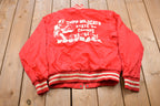 Vintage 1980s Birdie Football Varsity Bomber Jacket