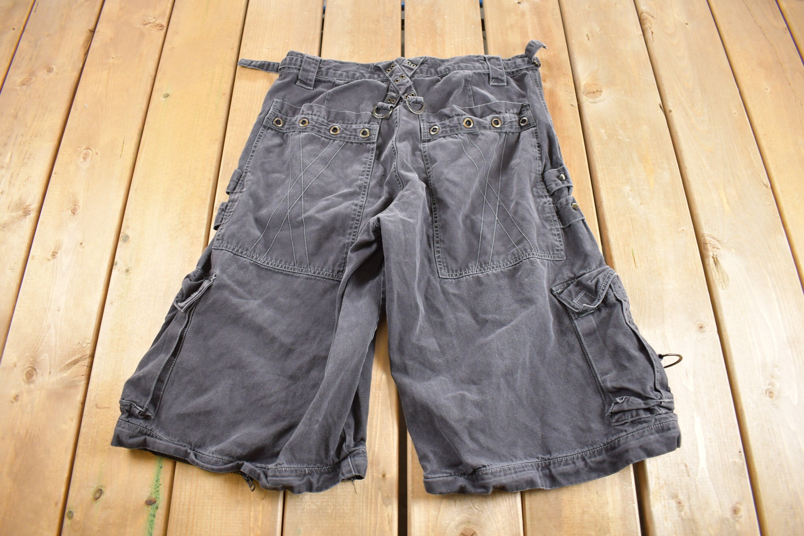 Vintage Y2K Tripp NYC Bondage Shorts Size Large (34)
