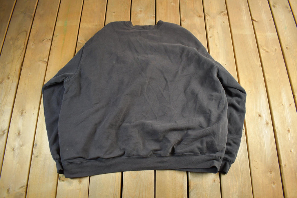Vintage 1990s Distressed Carhartt Thermal Lined Crewneck Sweatshirt Mens 3XL Tall