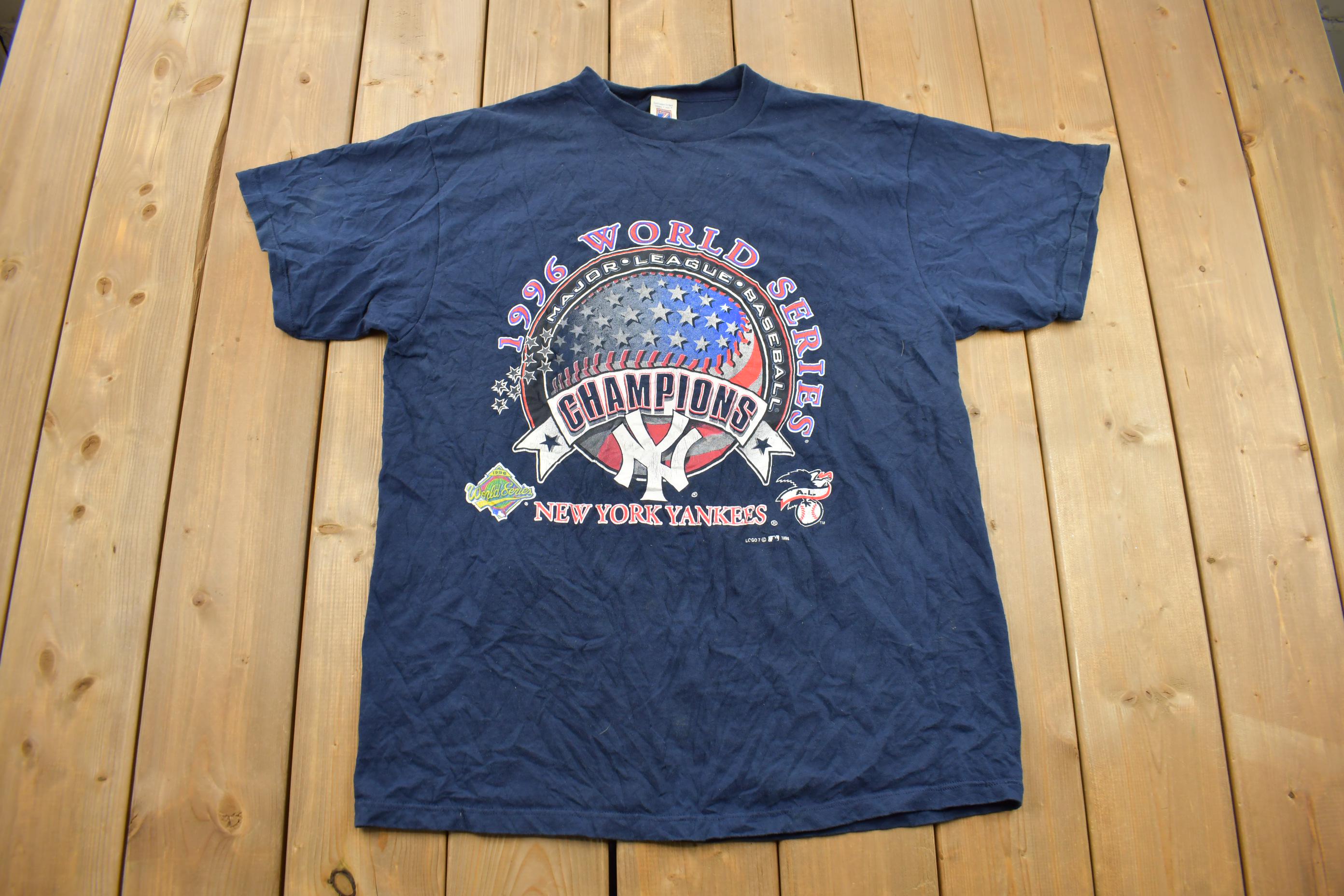 Vintage 1996 New York Yankees MLB World Champions Graphic T Shirt