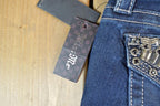Vintage Deadstock Y2K Miss Me Bedazzled Low Rise Jeans Size 26x31