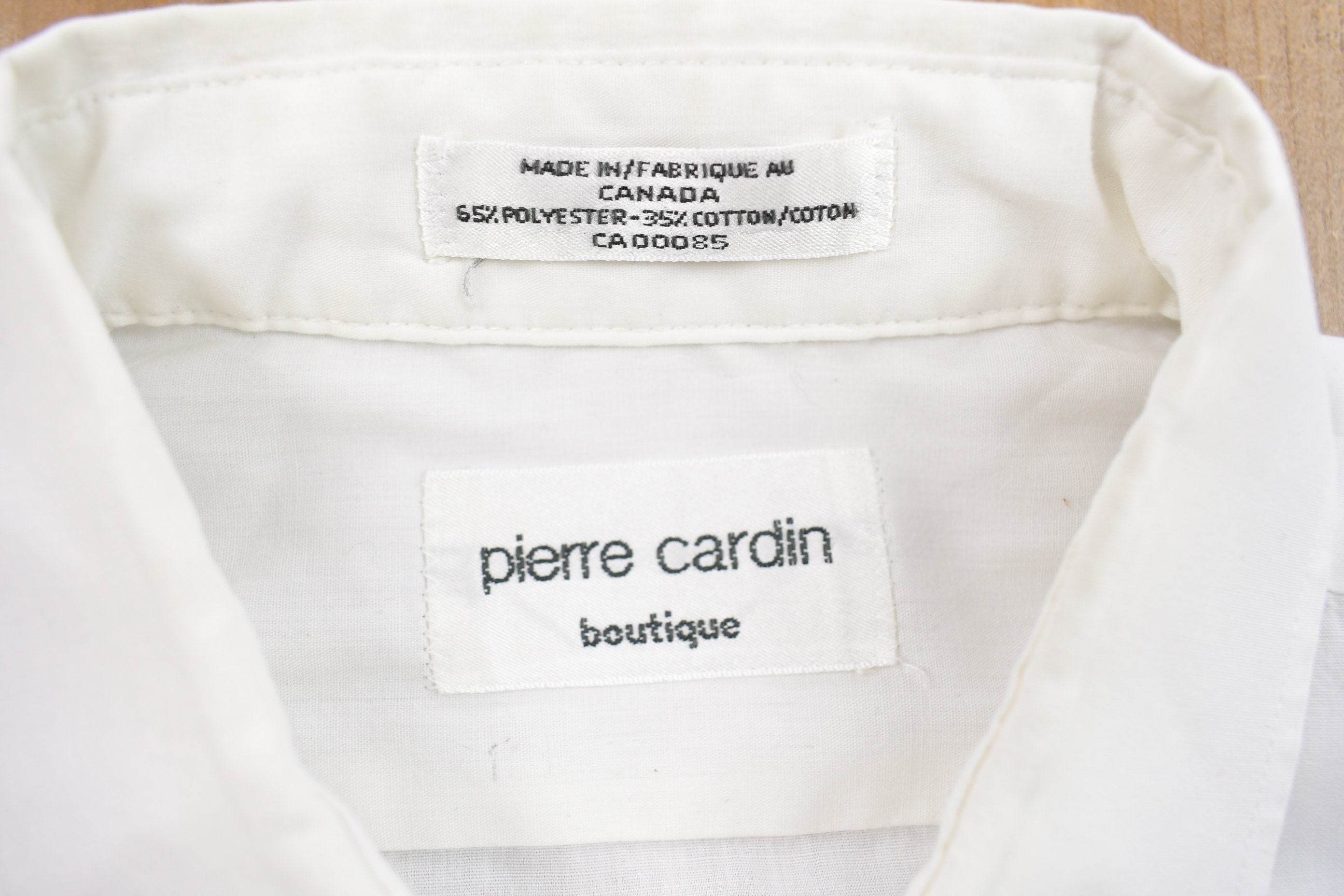 Vintage 1990s Pierre Cardin Button Up Dress Shirt