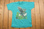 Vintage 1990s Soaring Eagle Theme Graphic T-Shirt