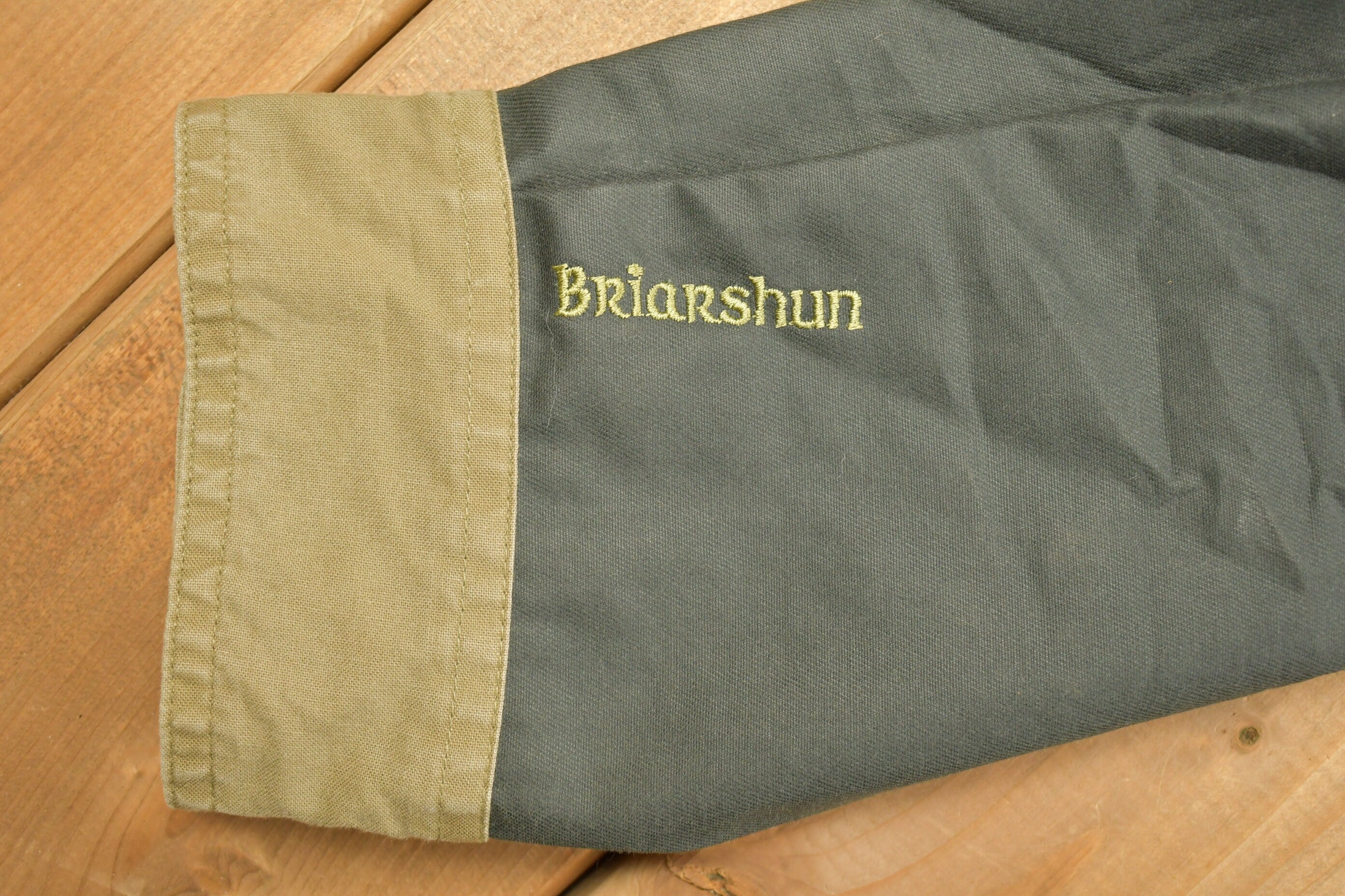 Vintage 1990s Columbia Green Khaki Button Up Shirt