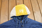 Vintage 1990s University of Notre Dame Fighting Irish Collegiate Jacket  Logo Athletic  Varsity Jacket  Sportswear  Americana