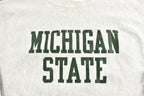 Vintage 1990s University of Michigan State Collegiate Champion Reverse Weave Crewneck