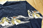 Vintage 1990's Angel Graphic Quarter Button Sweatshirt