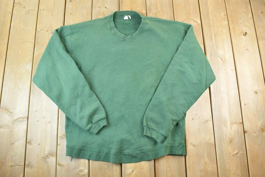 Vintage 1990s J Crew Outdoorsman Blank Crewneck Sweatshirt