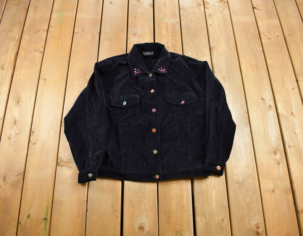 Vintage 1990s Carole Little Velvet Jacket