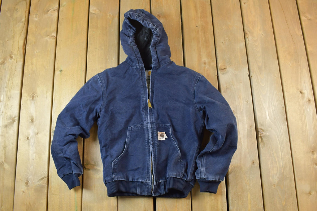 Vintage 1990s Youth Distressed Carhartt Jacket Made In USA