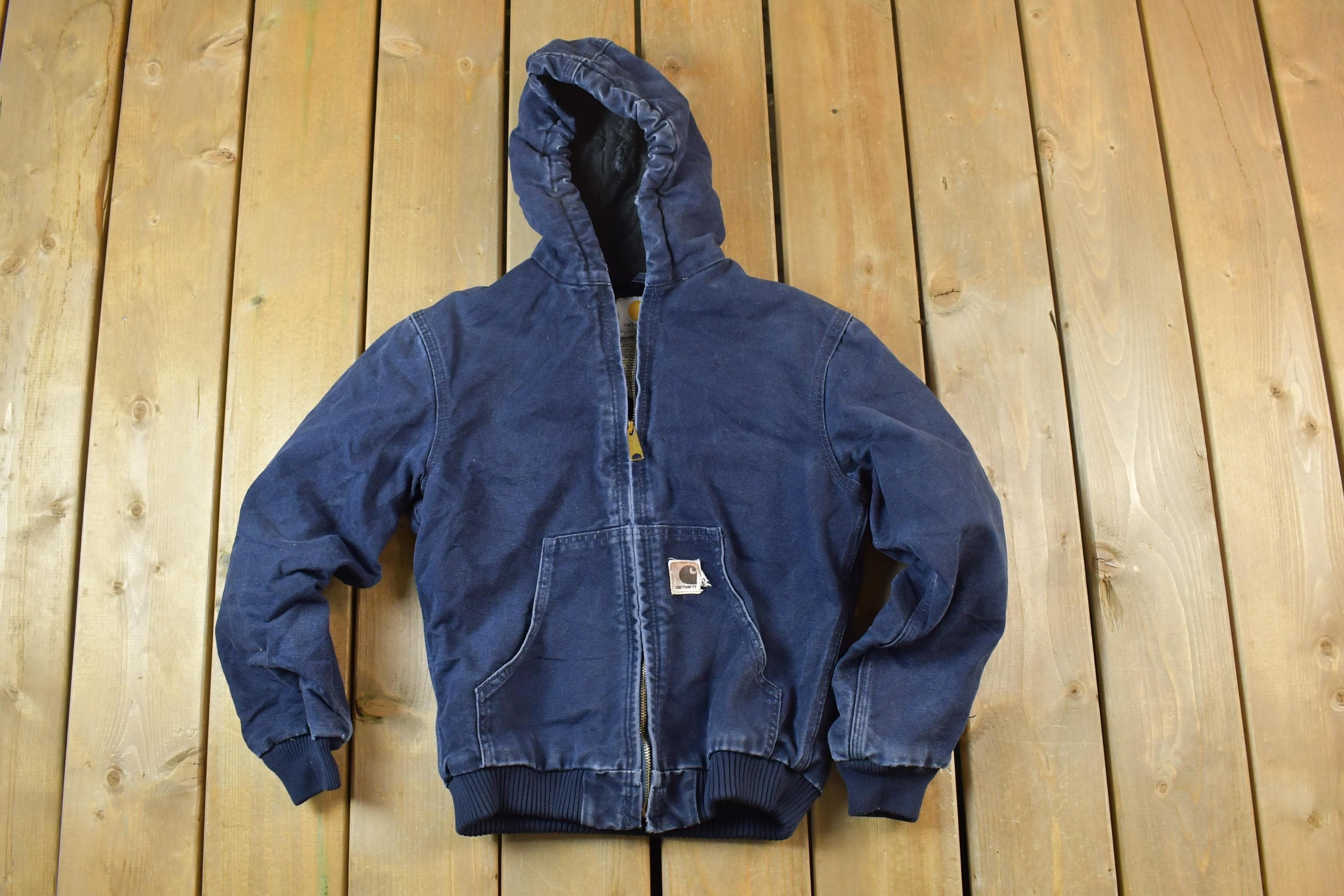 Vintage 1990s Youth Distressed Carhartt Jacket Made In USA