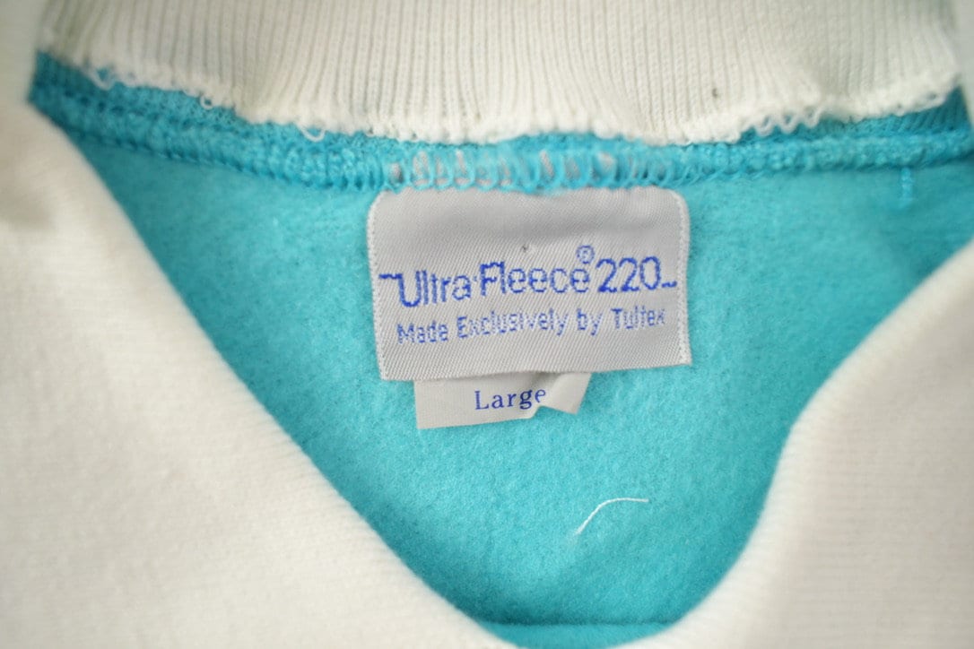 Vintage 1990s Cute Pig Crewneck Sweater / Lettuce Hem Details / Collar And Bow / 90s Crewneck / Grandma Sweater / Streetwear / Animal Theme