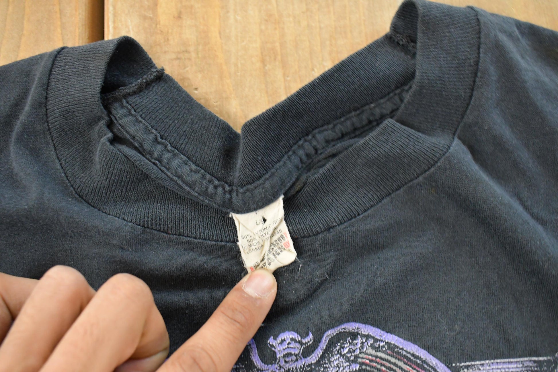 Vintage 1990s Death Angel "Act III" Band Tour Rock Metal T-Shirt Men's Medium