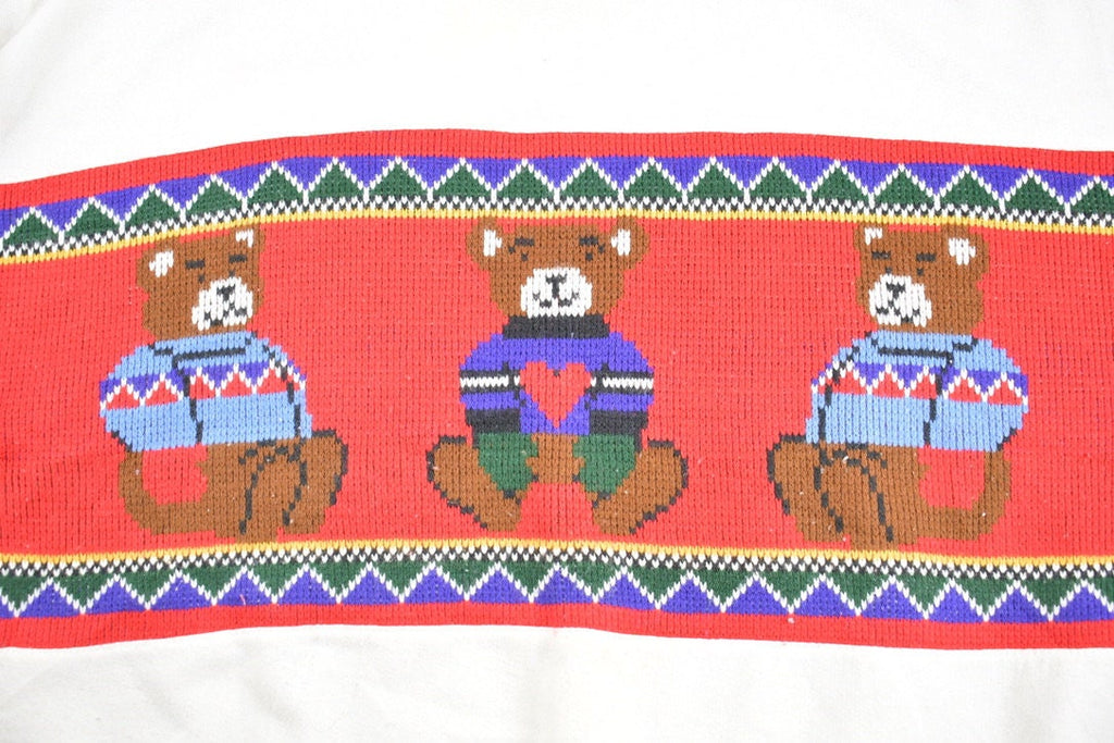 Vintage 1990s Cute Teddy Bears Crewneck Sweater